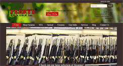 Desktop Screenshot of perrysgunshop.com