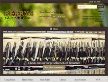 Tablet Screenshot of perrysgunshop.com